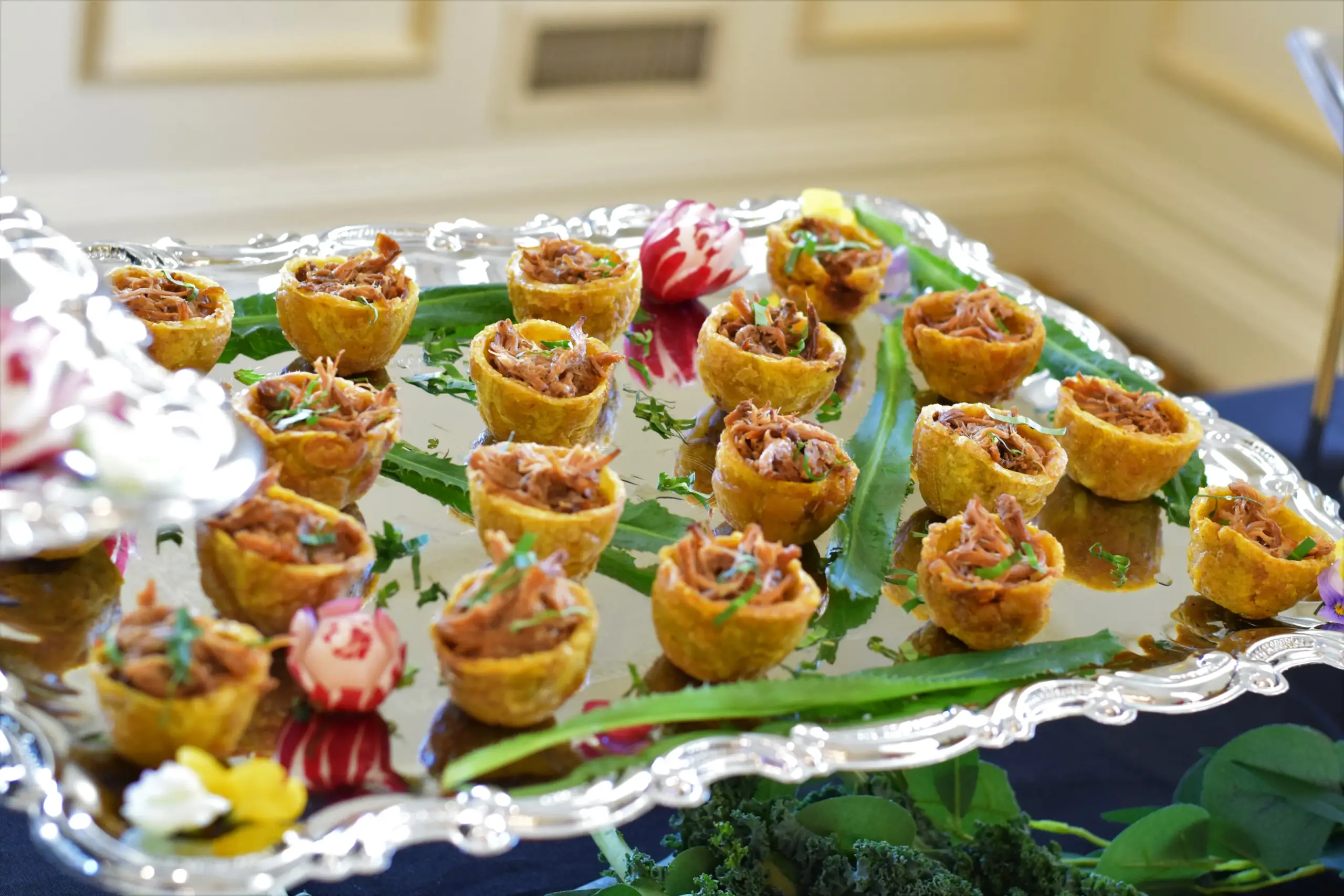 Plantain Cup With Mojo Pork